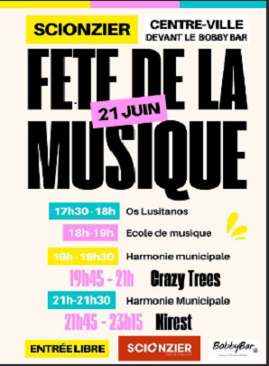 concert crazytrees fete de la musique Scionzier